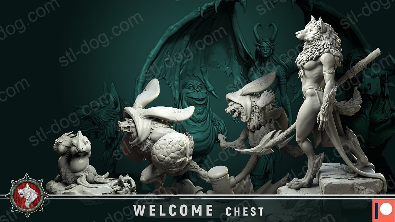 戴西勇士 欢迎箱 WelcomeChest 3D打印图纸